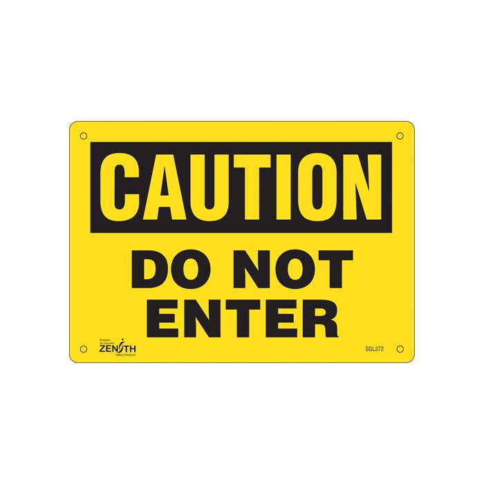 "Do Not Enter" Sign