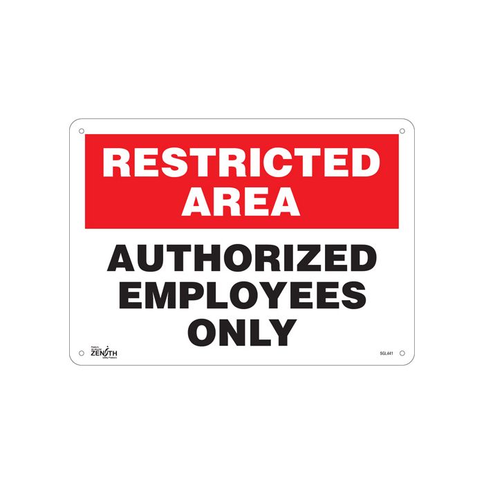 "Authorized Personnel Only" Sign