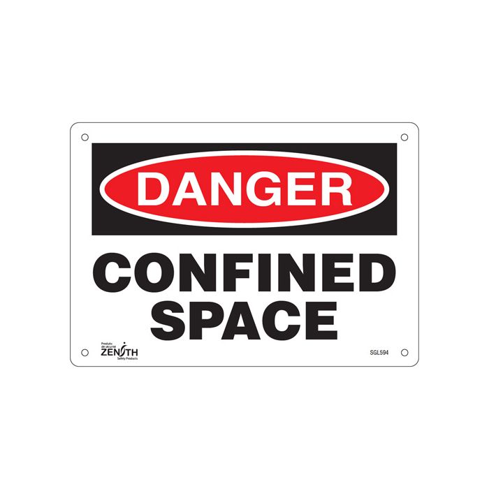 "Confined Space" Sign