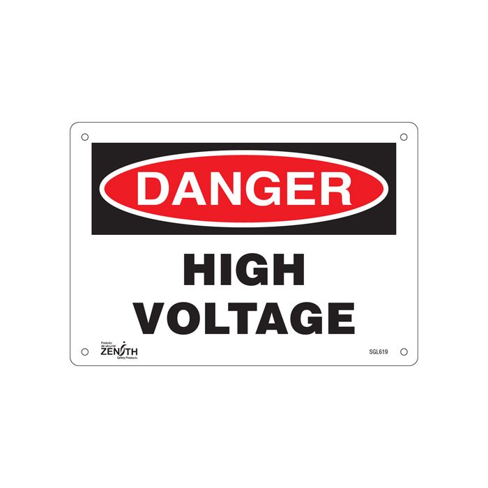 "High Voltage" Sign