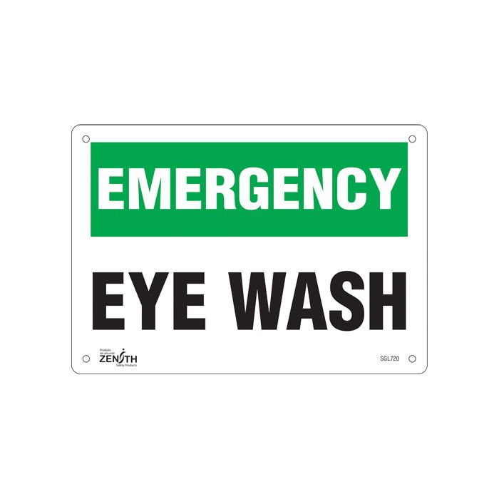 "Eye Wash" Sign