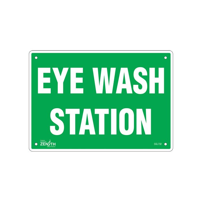 "Eye Wash Station" Sign