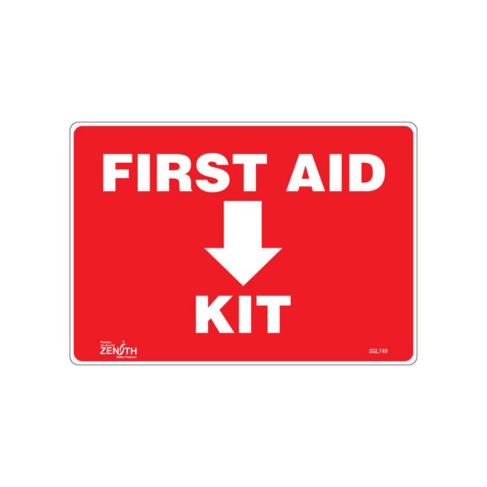 "First Aid Kit" Sign