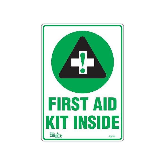 "First Aid Kit" Sign