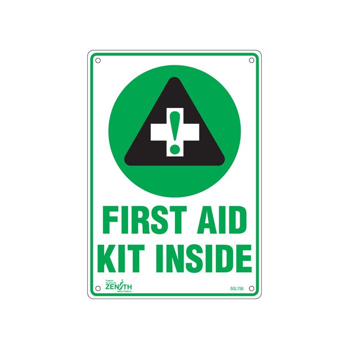 "First Aid Kit" Sign