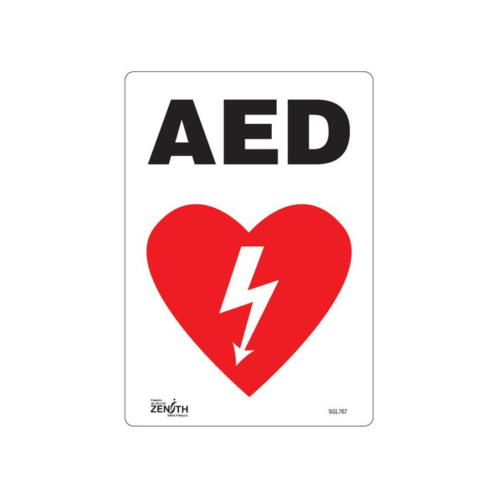 "AED" Sign