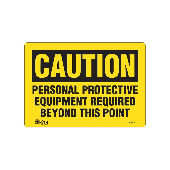 "Personal Protective Equipment Required" Sign