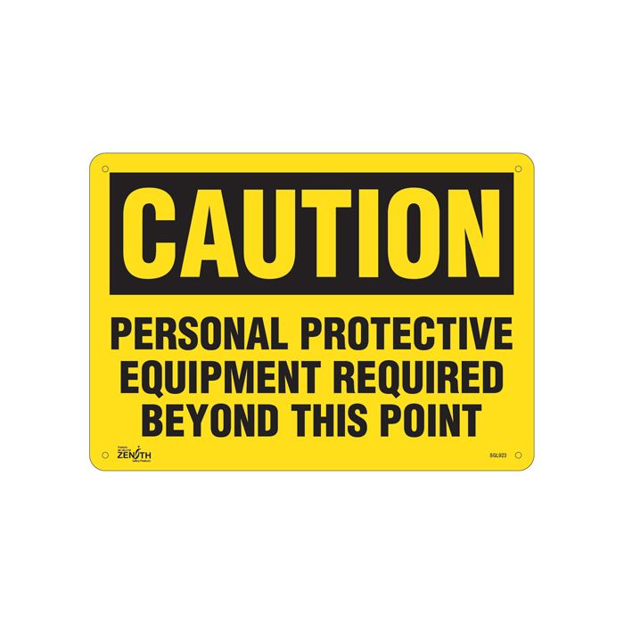 "Personal Protective Equipment Required" Sign