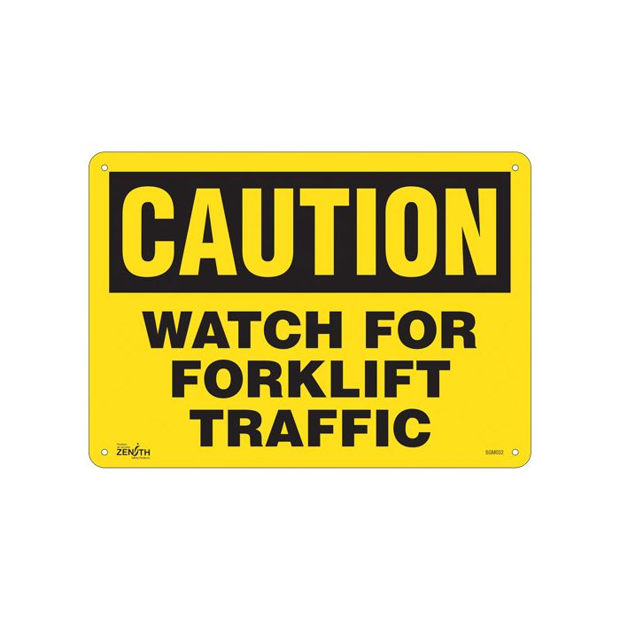 "Watch For Forklift" Sign