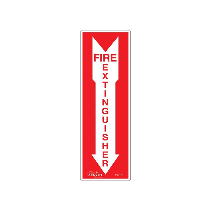"Fire Extinguisher" Sign