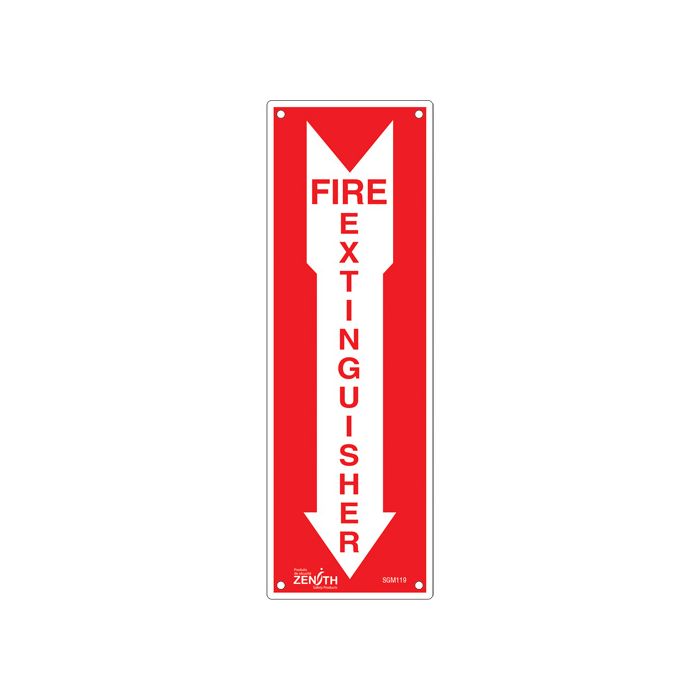 "Fire Extinguisher" Sign