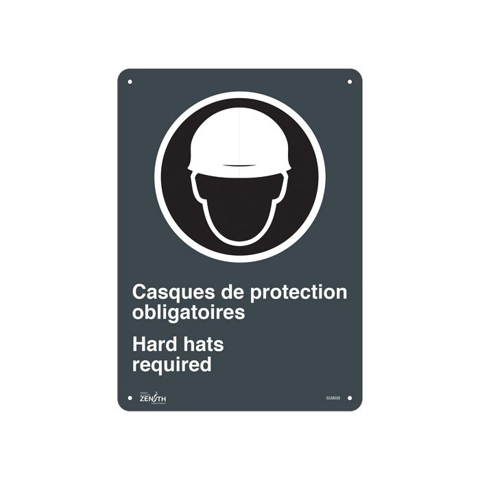 "Hard Hats Required" Sign
