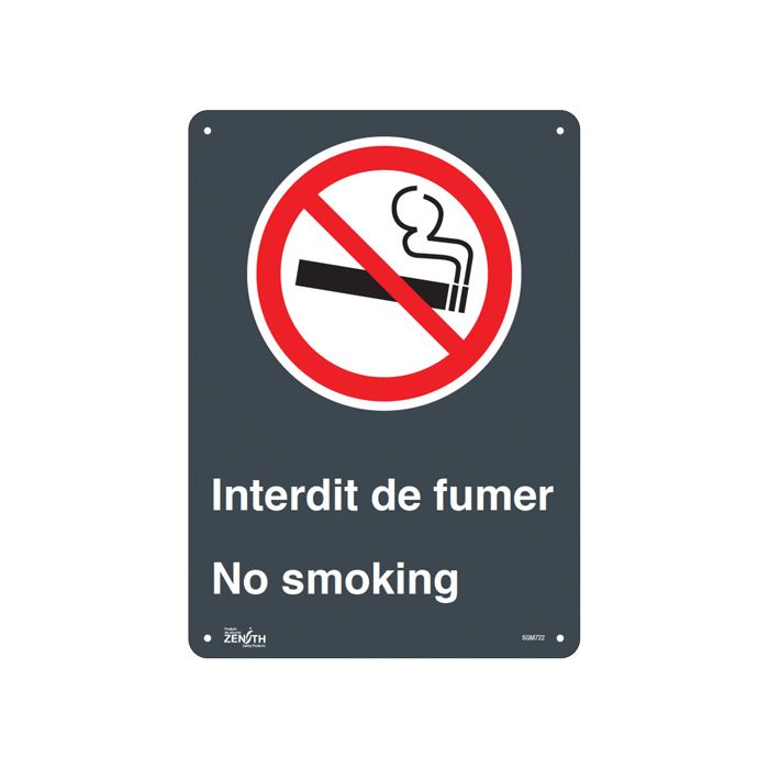"Interdit De Fumer/No Smoking" Sign
