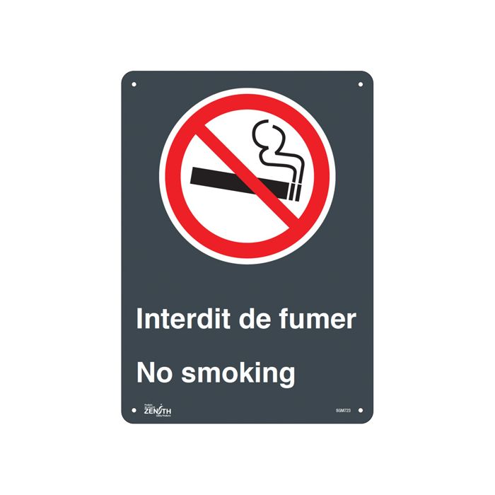 "Interdit De Fumer/No Smoking" Sign