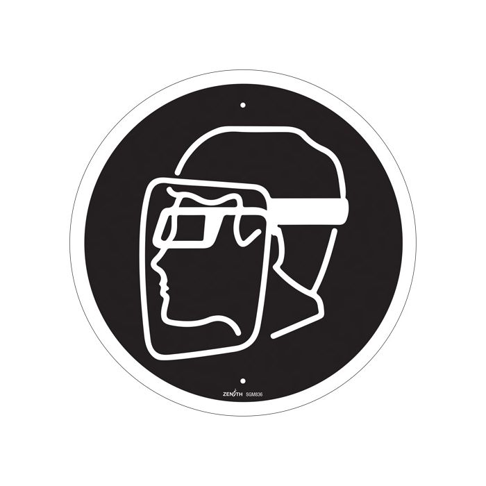 Face Protection Required CSA Safety Sign