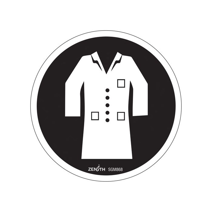 Lab Coat Required CSA Safety Sign