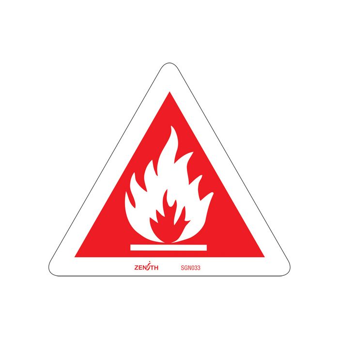 Flammable CSA Safety Sign