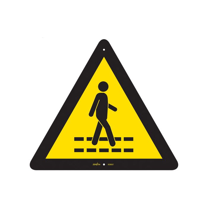 Pedestrian Safety Lane CSA Safety Sign