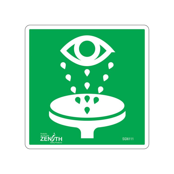 Eye Wash CSA Safety Sign