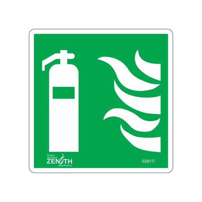 Fire Extinguisher CSA Safety Sign