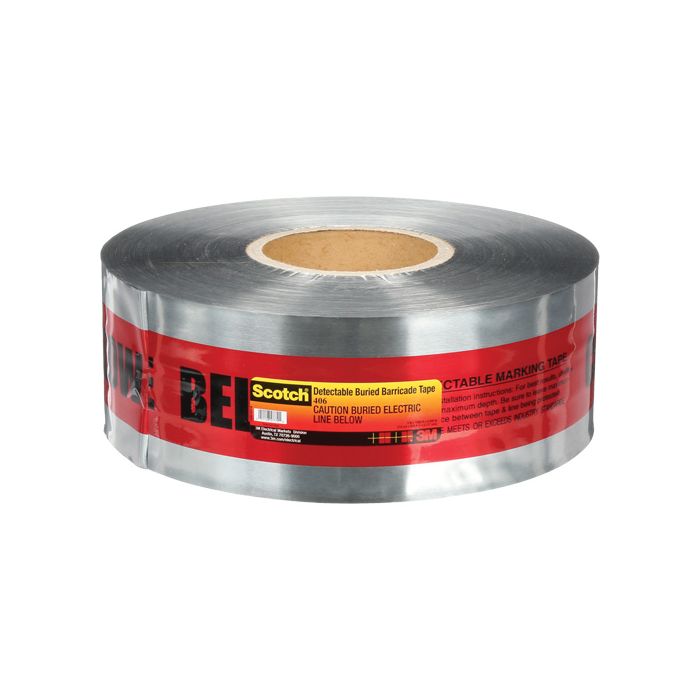 Scotch® Detectable Buried Barricade Tape