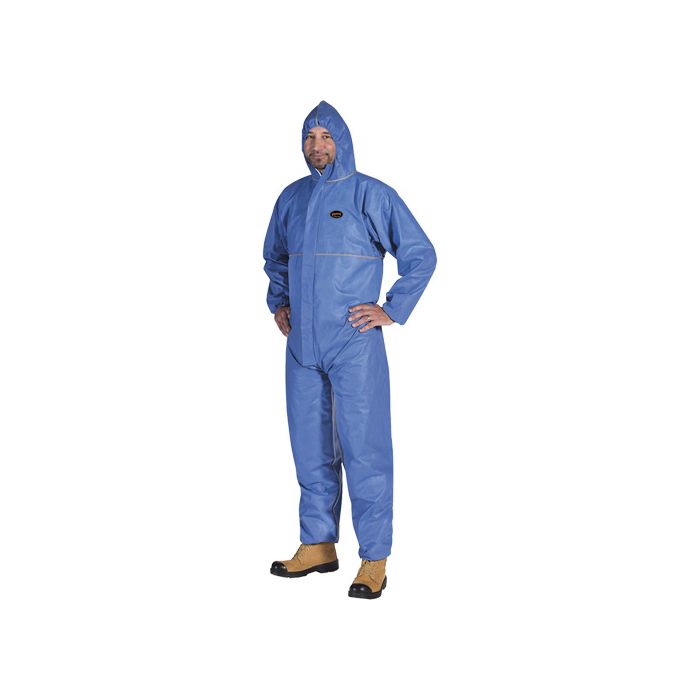 Flame-Resistant SMS Disposable Coveralls