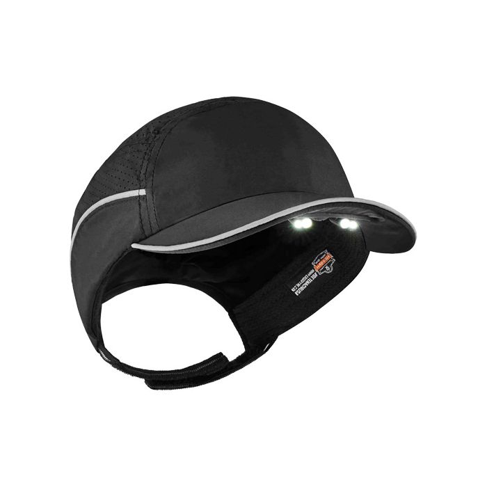 Skullerz® 8965 Lightweight Bump Cap Hat with LED Lighting