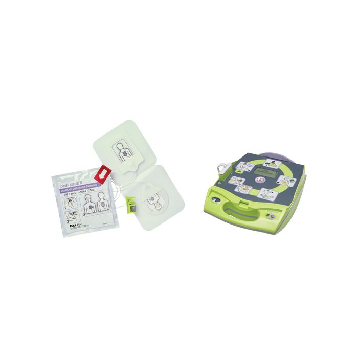 AED Plus® Defibrillator with Bonus Pedi-Padz® II Electrodes