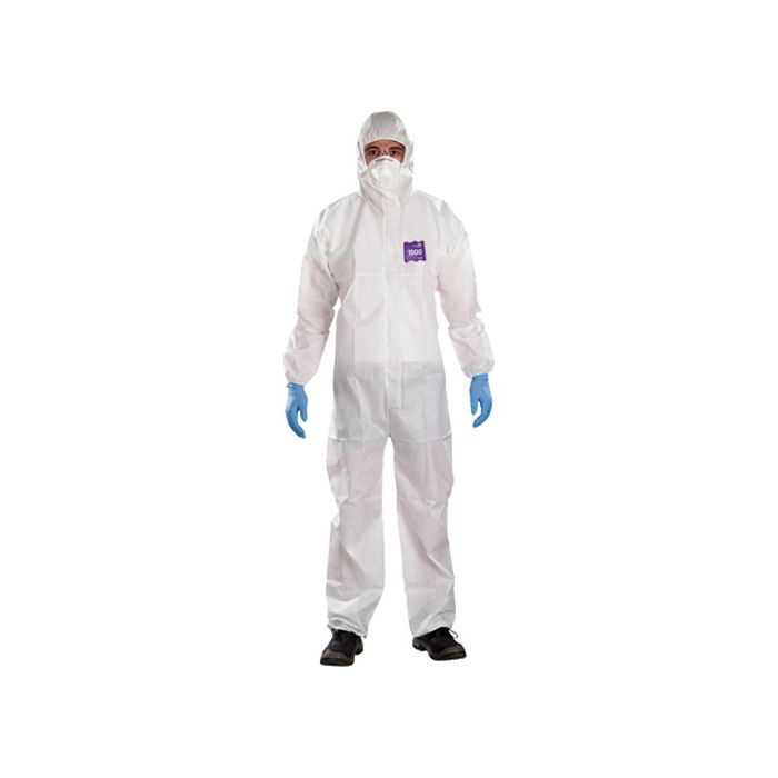 AlphaTec™ Microchem® 3-Piece Chemical Resistant Coveralls with Hood