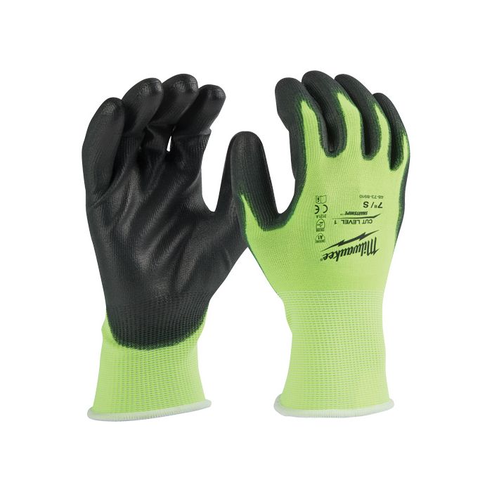 High Visibility Dipped Gloves