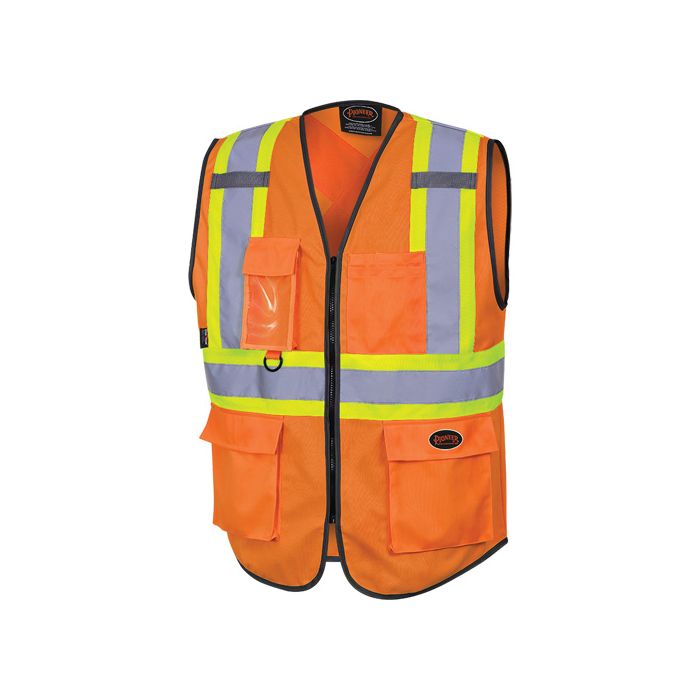 Zipper Front Safety Vest