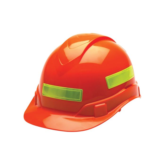 Lime-Green Reflective Hardhat Stickers