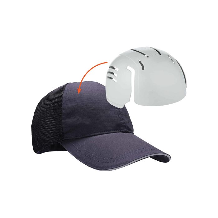 Skullerz 8946 Standard Baseball Cap with Bump Cap Insert