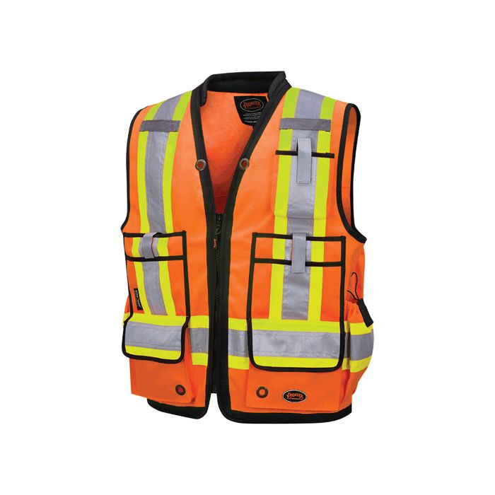 High Visibility 1200D Surveyor's Vest