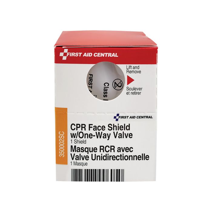 SmartCompliance® Refill CPR Faceshield with One-Way Valve