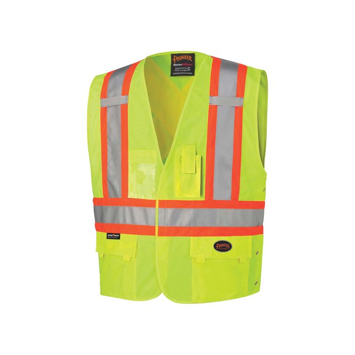 Safety Vest with Adjustable Sides