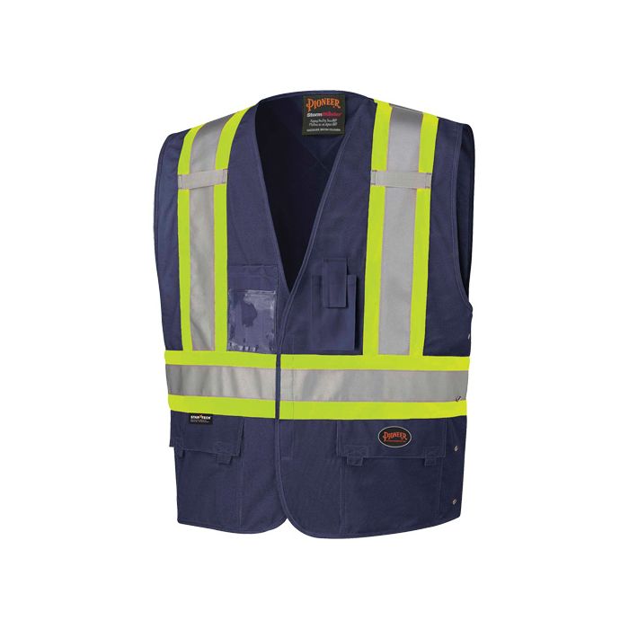 Safety Vest with Adjustable Sides