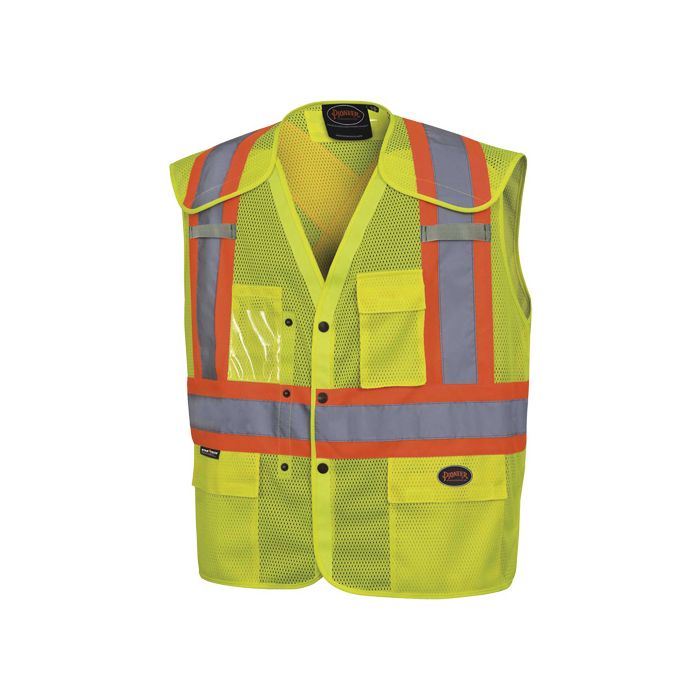 Drop-Shoulder Safety Vest with Snaps