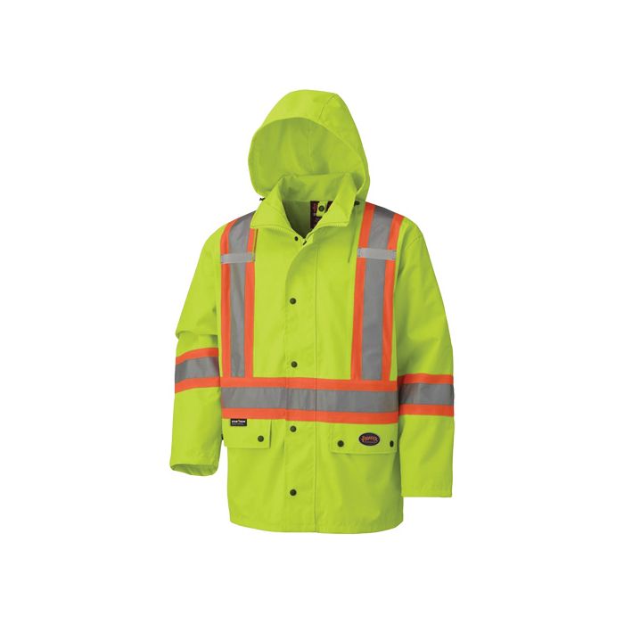 450D Waterproof Safety Jacket with Detachable Hood