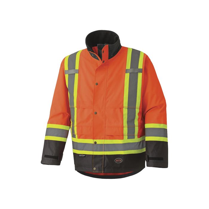 300D Trilobal Ripstop Waterproof Safety Jacket