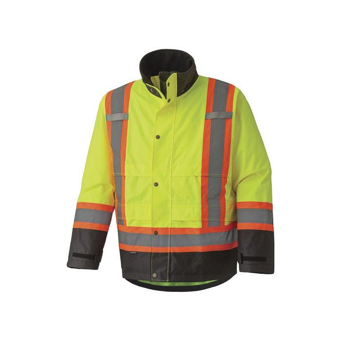 300D Trilobal Ripstop Waterproof Safety Jacket