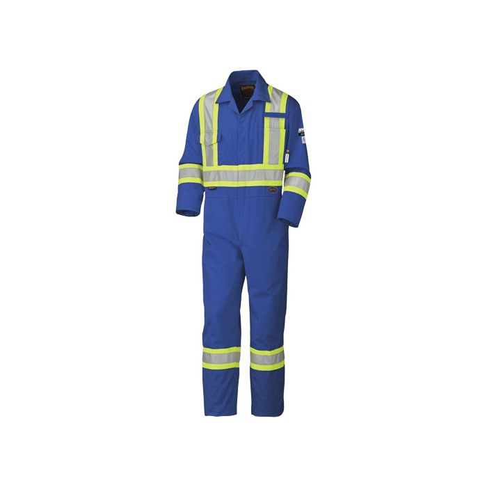 Tall High-Visibility Flame-Resistant Coveralls