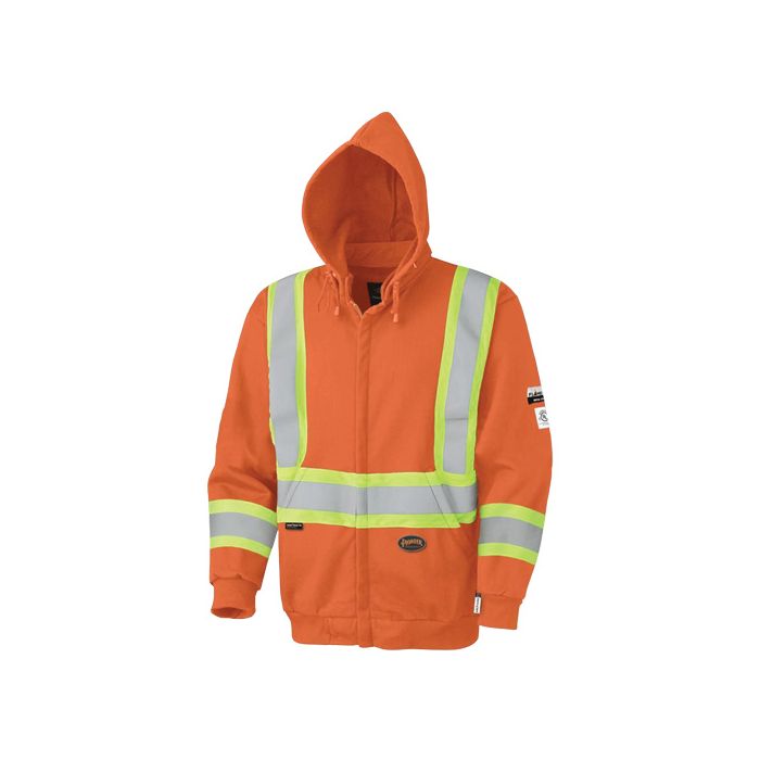 Flame-Resistant Zip-Style Safety Hoodie