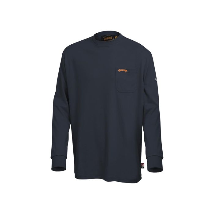 Flame-Resistant Long-Sleeved Cotton Shirt