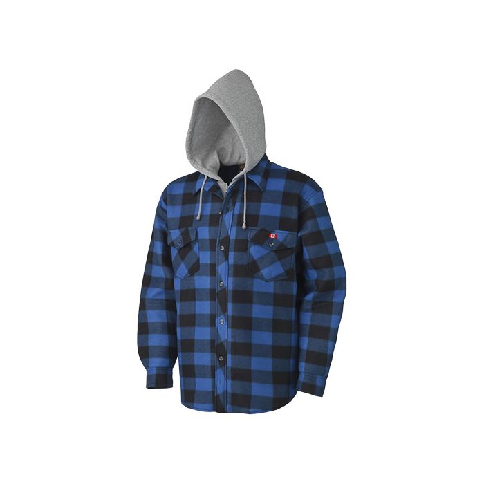 Quilted Hooded Shirt