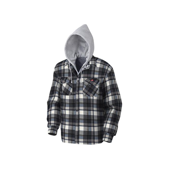 Quilted Hooded Shirt