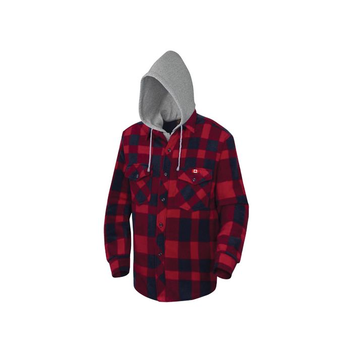 Quilted Hooded Shirt