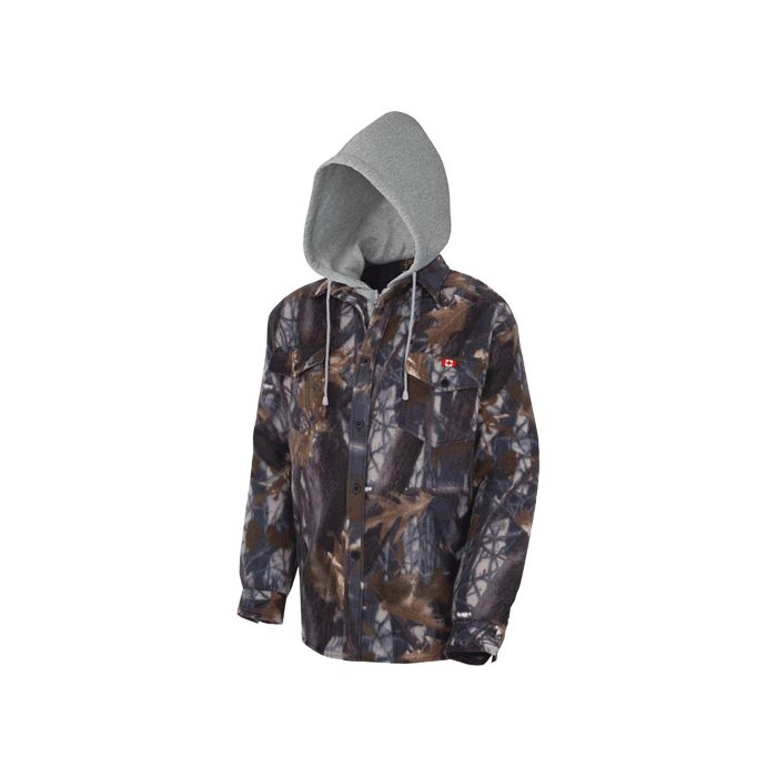 Quilted Hooded Shirt