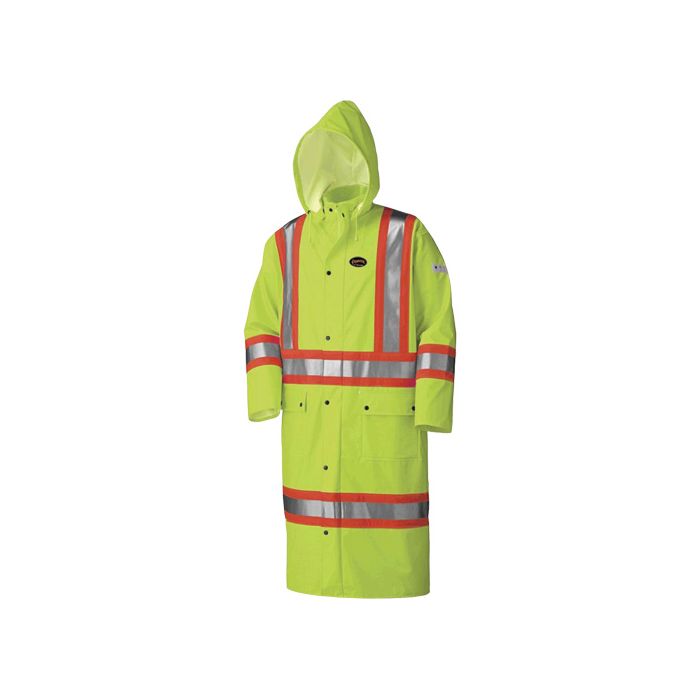 Flame-Resistant Long Waterproof Coat