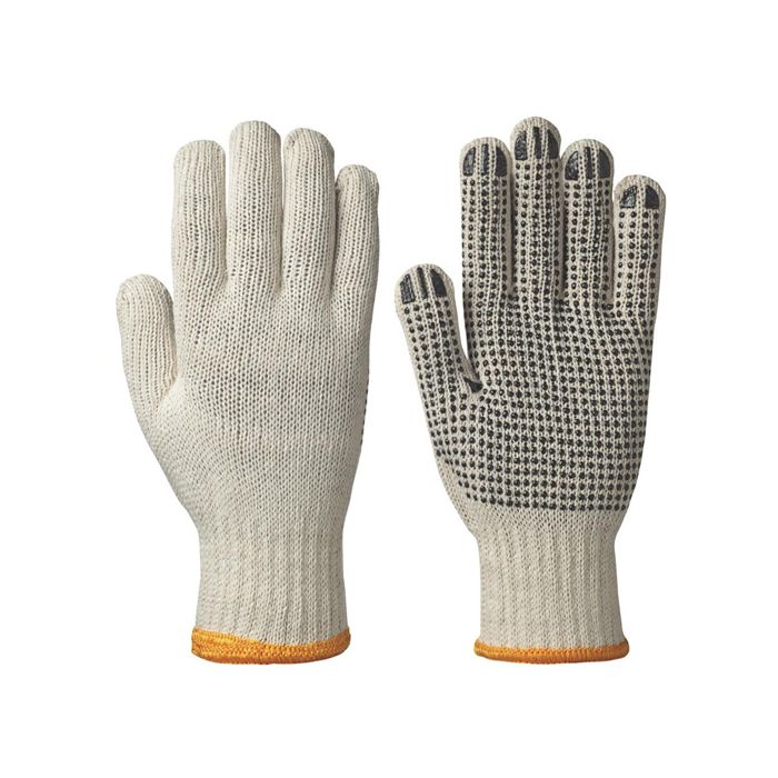 Knitted Dotted-Palm Gloves